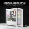 Corsair iCUE 4000D RGB Airflow Mid-Tower True White - Tower Produktbild-Vorschau 8