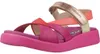 WONDERS Sandalen C6552 Rosa Naturleder Plateau 4 cm Produktbild-Vorschau 6
