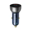 A car charger with a digital display. Náhľad obrázku produktu