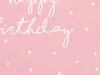 Serwetki różowe Happy Birthday, 33x33 cm (1 op. / 20 szt.) Podgląd zdjęcia produktu 2