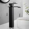 Homelody Wasserhahn Bad Wasserfall Badarmaturen Schwarz Produktbild-Vorschau 6