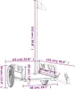 vidaXL Rimorchio per biciclette in tessuto Oxford nero e Anteprima dell’immagine prodotto 8