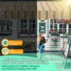 Jayseuw Klemmmarkise Markise Balkon UV-beständig Produktbild-Vorschau 4