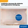Interior view of a microwave oven with a glass turntable. Produktbild-Vorschau