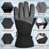 Gants de ski BRUBAKER imperméables et coupe-vent avec poche Voir les images du produit 2