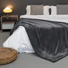 Kuschelige Waffeldecke Flauschige Wohndecke Sofadecke Decke Produktbild-Vorschau 4