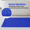 Tapis de bain Chenille 60x90cm Bleu Voir les images du produit 5