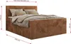 MKS MEBLE Boxspringbett mit zwei Bettkästen TILIANO KING Produktbild-Vorschau 8