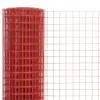 Drahtzaun Stahl mit PVC-Beschichtung 10x1 m Rot Produktbild-Vorschau 3