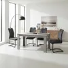 5tlg. ESSGRUPPE Rems, 1 Tisch Betonoptik+Schwarz/Weiß - Produktbild-Vorschau 4