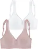 petite fleur by Lascana T-Shirt-BH rosa+weiß Größe 95 Cup D Produktbild-Vorschau 1