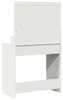 vidaXL Coiffeuse avec étagère Blanc 78,5 x 41 x 135 cm Bois Voir les images du produit 6