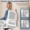 Bürostuhl Schreibtischstuhl mit klappbaren Armlehnen & Produktbild-Vorschau 4