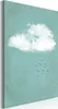 Vlies Leinwandbild - Cumulus and Birds (1 Part) Vertical Produktbild-Vorschau 1
