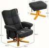 HOMCOM Relaxsessel mit Fußhocker, Stauraum, Massagesessel Produktbild-Vorschau 3