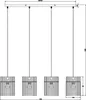Globo Lighting Hängeleuchte Metall schwarz matt, 4x E27 Produktbild-Vorschau 10