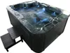 HOME DELUXE - Outdoor Whirlpool Black MARBLE inkl. Treppe Produktbild-Vorschau 1