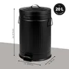 eluno Abfalleimer VINTAGE, Treteimer, 20 Liter Produktbild-Vorschau 7