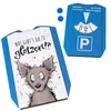 Wolf Parkscheibe mit Spruch Was gibt‘s da zu glotzen Produktbild-Vorschau 2