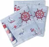 Sovie HORECA Serviette Meeresbrise in Blau aus Tissue 33 x Produktbild-Vorschau 2