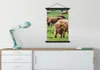 MuchoWow® Textilposter Herde - Schottisches Hochlandrind - Produktbild-Vorschau 3