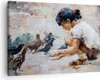 Bild auf Leinwand - Leinwandbild - Kind Vogel Karma - Produktbild-Vorschau 1