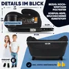 Noqqs® Premium Kindersitzerhöhung Auto ISOFIX – ECE R129 , Produktbild-Vorschau 8