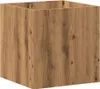 vidaXL květináč Artisan dub 40x40x40 cm materiál na bázi Náhled obrázku produktu 1