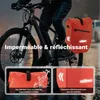 Wiltec Sacoche étanche pour porte-bagages rouge – capacité Voir les images du produit 7