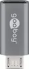 Goobay 55553 Adaptér USB 2.0 Hi-Speed, šedý - zásuvka Náhled obrázku produktu 3