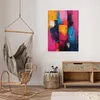 Bilder Abstrakt Bunt Kunst Modern 100x75 cm XXL Canvas Bild Produktbild-Vorschau 2