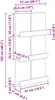 Magazinregal Sonoma-Eiche 51 x 11 x 102 cm Holzwerkstoff Produktbild-Vorschau 10
