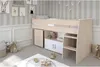 Lit combiné enfant Parisot ZOLA, 90x200 cm, Avec bureau, 2 Voir les images du produit 3