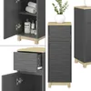 Meuble middle Vicco Livia Anthracite 30x80cm avec tiroir, Voir les images du produit 5
