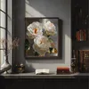 Malen nach Zahlen Erwachsene Blumen Pfingstrosen Weiß 50x40 Produktbild-Vorschau 3