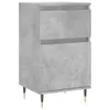 vidaXL Credenze 2 pz. Grigio cemento 40x35x70 cm materiale Anteprima dell’immagine prodotto 5