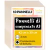 Creative Deco 10 x A3 Pannelli in Legno Compensato | 420 x Anteprima dell’immagine prodotto 1
