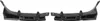 2pcs paire de supports de pare-chocs avant couverture Voir les images du produit 1