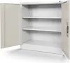 An empty, open metal filing cabinet with shelves. Anteprima dell’immagine prodotto