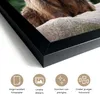 MuchoWow® MuchoWow® Gerahmtes Poster Wald - Bär - Steine Produktbild-Vorschau 3