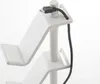 A close-up shot of a white multi-tiered holder with a USB cable plugged into the top. Produktbild-Vorschau