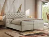 MKS MEBLE Boxspringbett 200x200, Bett 200x200 mit Matratze Produktbild-Vorschau 1