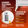 MONZANA® Elektrische kachel met verwarming, kachelvuur, Productafbeelding-voorbeeld 4
