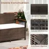 Banc de jardin 2 places COSTWAY en polyrotin avec espace de Voir les images du produit 7