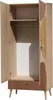 An open wardrobe with a hanging rail and a shelf. Anteprima dell’immagine prodotto