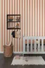 ESTAhome Tapete Streifenmuster Rosa und Beige 50 x 900 cm Produktbild-Vorschau 4