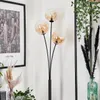 Lerici Stehlampe aus Metall/Glas in Schwarz/Bernstein/Klar Produktbild-Vorschau 10