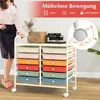 Wózek COSTWAY z 12 szufladami do sztaplowania, wózek z Podgląd zdjęcia produktu 4