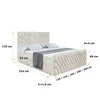 ALTDECOR Boxspringbett mit Fußteil, H3 Matratze und Topper Produktbild-Vorschau 6