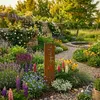Relaxdays Gartendeko Rostoptik, Lieblingsplatz, HxBxT: 71 x Produktbild-Vorschau 3